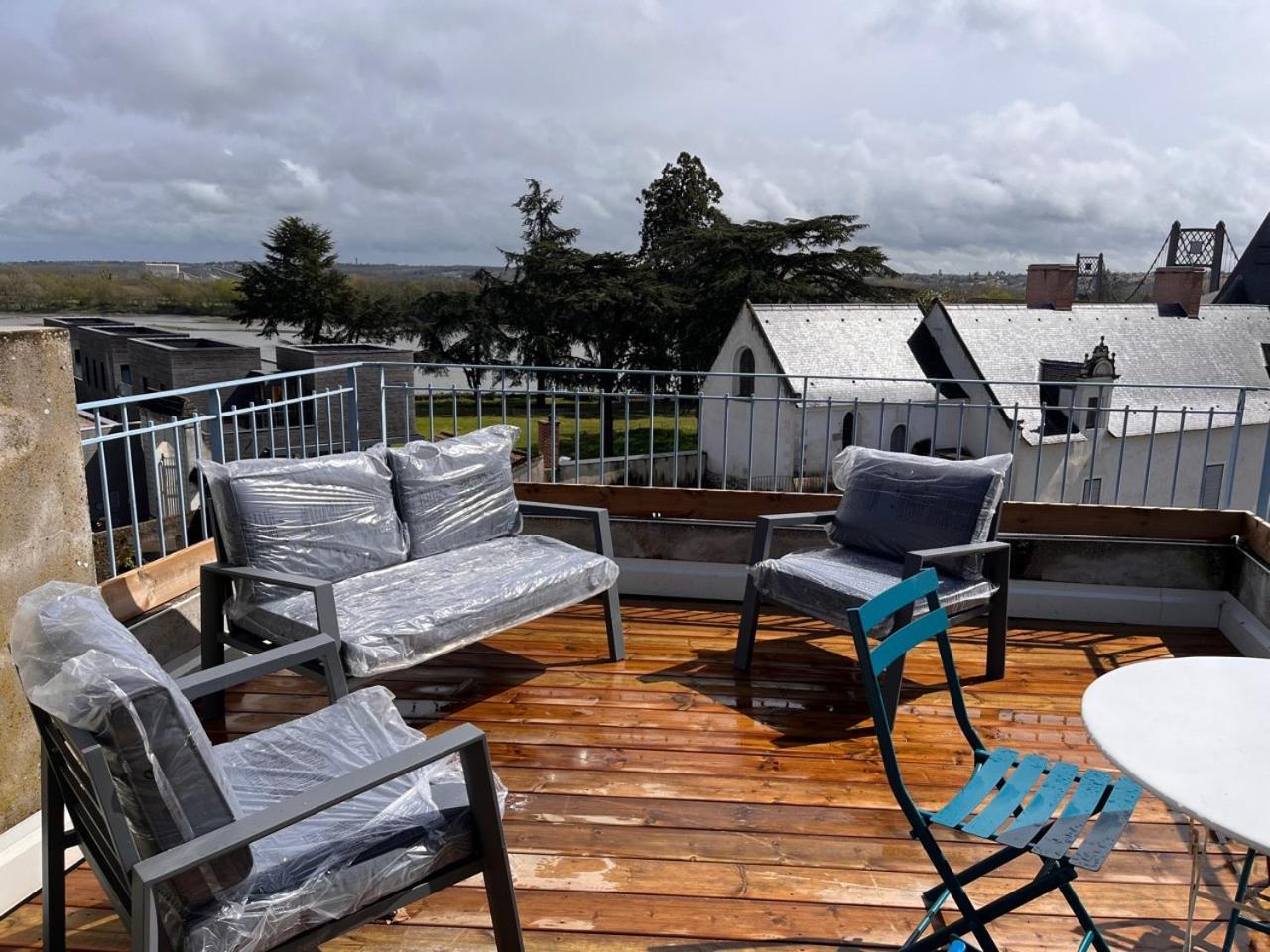 Grand Gite Terrasse Vue Loire Et Chateau D'Ancenis Ngoại thất bức ảnh