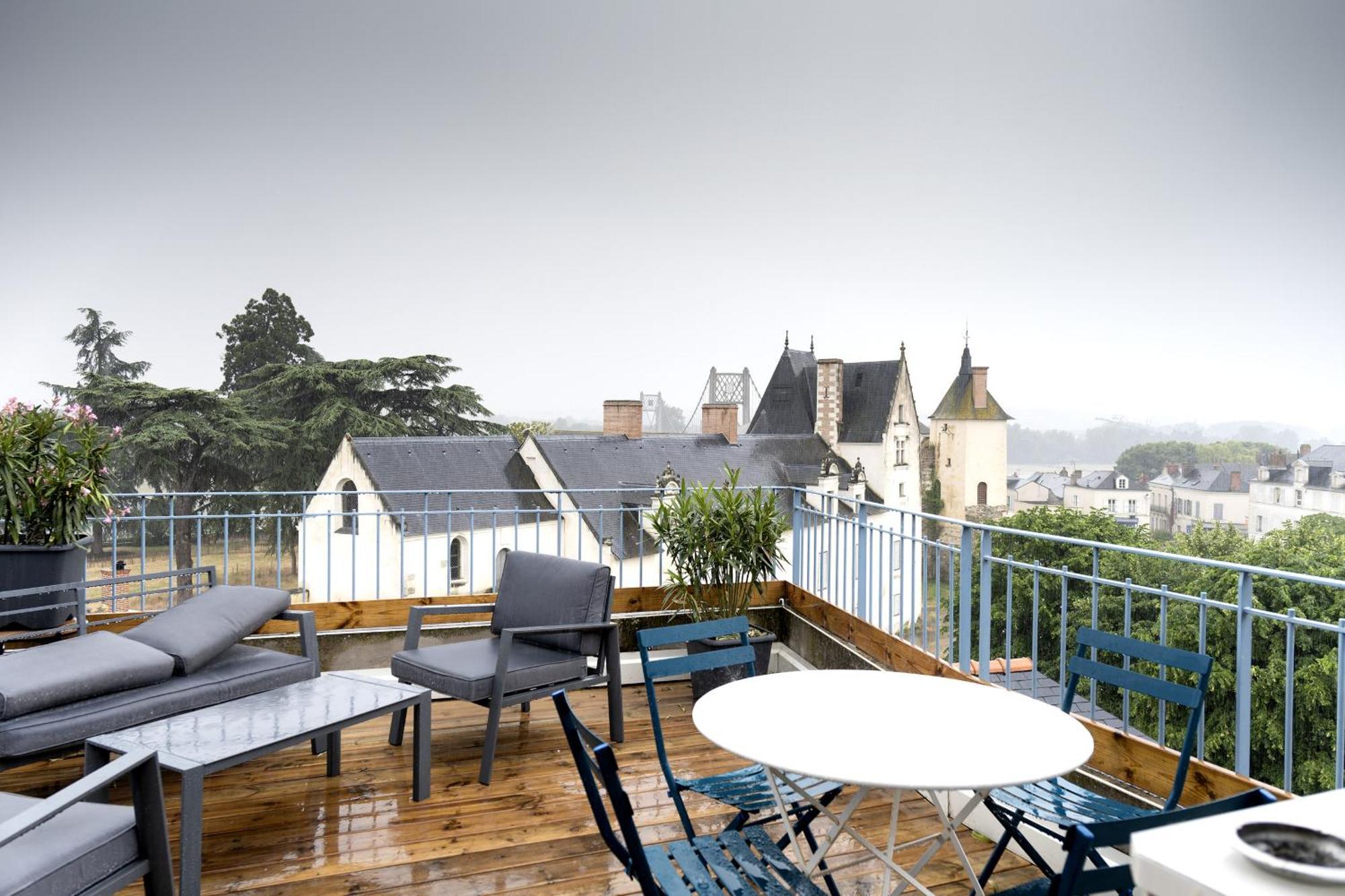Grand Gite Terrasse Vue Loire Et Chateau D'Ancenis Ngoại thất bức ảnh